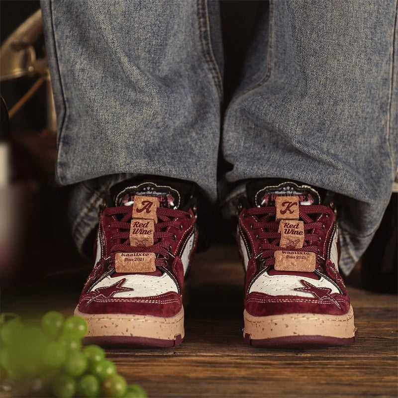 Puffsneakers | Red Wine Star Unisex