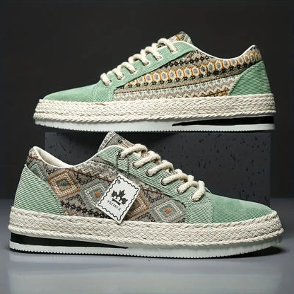 Puffsneakers | Low Top Lace-Up Canvas