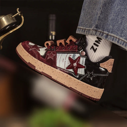 Puffsneakers | Red Wine Star Unisex