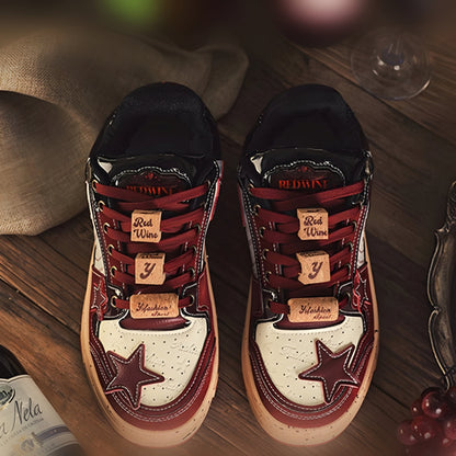 Puffsneakers | Red Wine Star Unisex