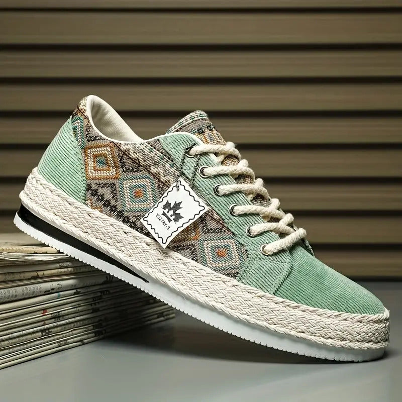 Puffsneakers | Low Top Lace-Up Canvas